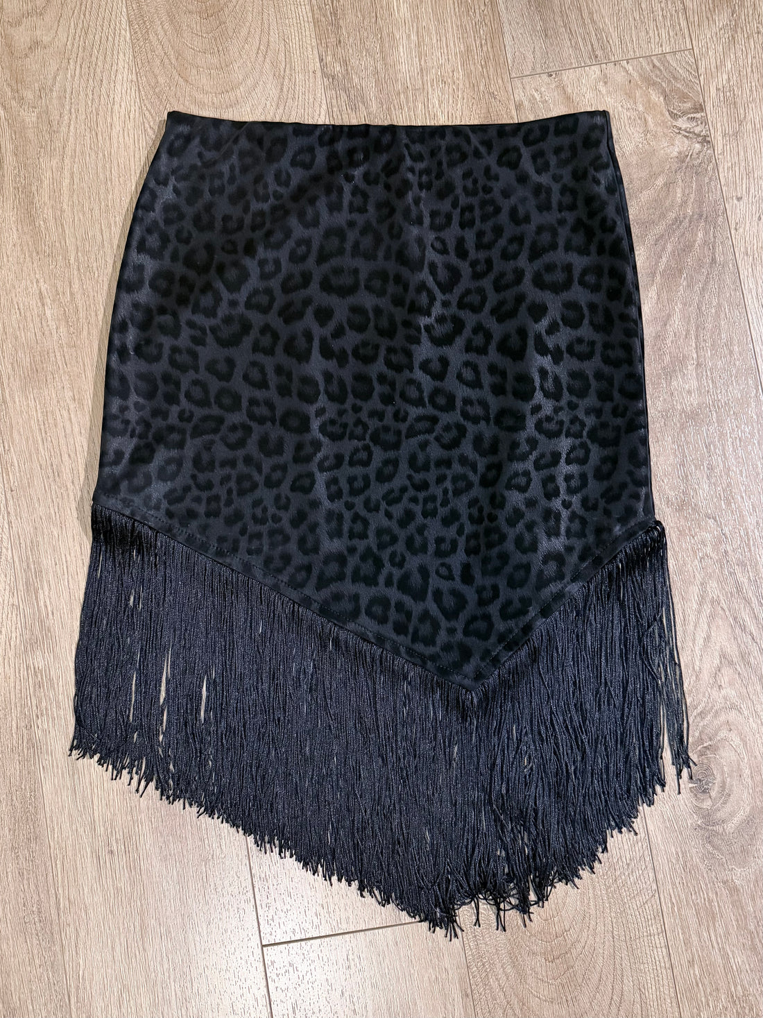 Black Leopard Fringe
