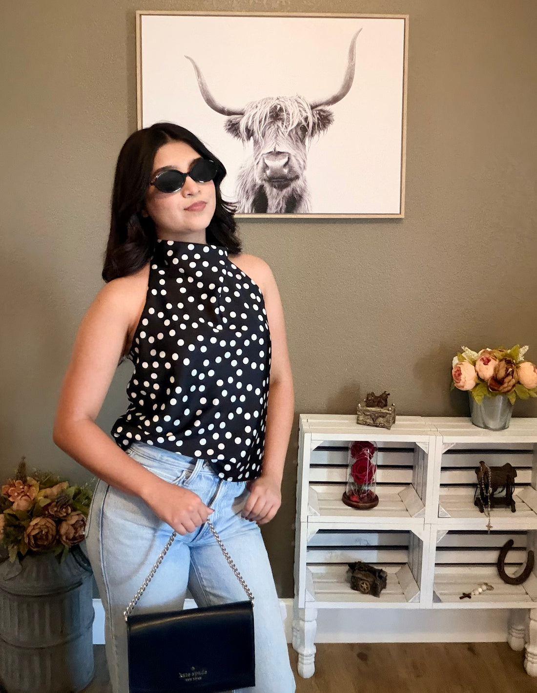 Black Polka-Dot