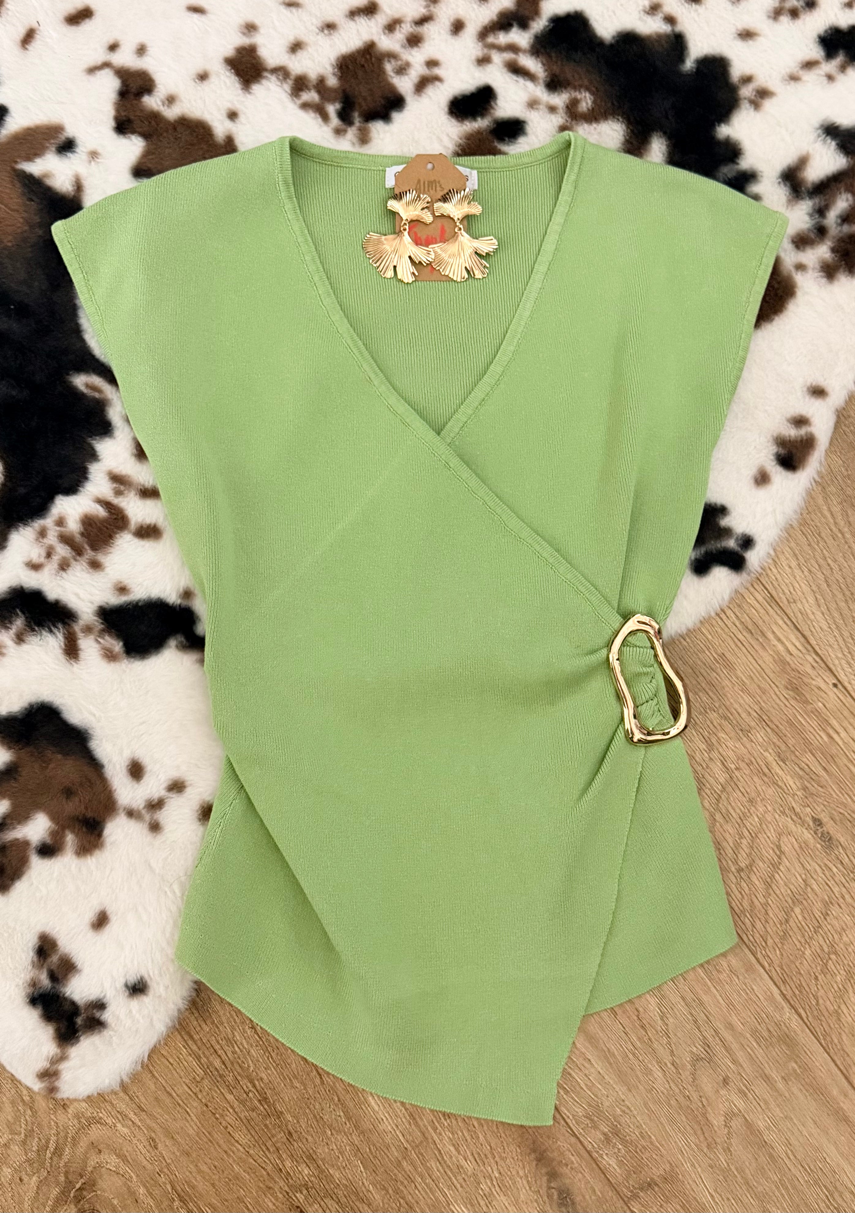 Gold Buckle Top