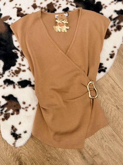 Gold Buckle Top