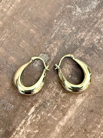 Gold Hoop Earrings